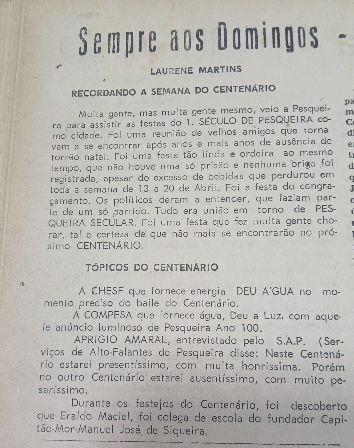 Jornal Nova Era, 30/03/1980 Jornal Nova Era, 30/03/1980